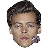 Harry E. Styles (Short Hair) Celebrity Mask, Flat Card Face, Fancy Dress Mask