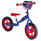 Huffy, Spiderman Balance Bike Ragazzi, Blu e rosso, S