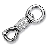 Gancio antipanico A2 in acciaio inox apertura rapida AISI 304 Moschettone Niro Panico Gancio Cavallo Equitazione