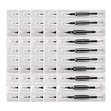 ATOMUS 50pcs Tattoo Tips Kit Grip 16mm Disposable Tattoo Needles and Silicone Tubes Grip Kit 3RL 5RL 7RL 9RL RS Professional Permanent Makeup Beauty Tool