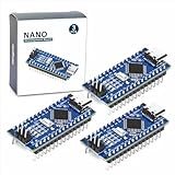 3Pcs Nano Board, microcontroller con microchip 328P CH340, schede madri 5 V 16 m, compatibile con Arduino IDE Nano (USB C porta)