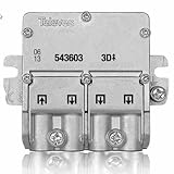 CABLEPELADO - Distributore Distributore - Splitter - coassiale - connessione easyF - minima smorzamento del segnale - 5-2400mhz - 3 uscite