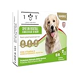 Spot on Naturale Cani Taglia Media e Grande - 12 Fiale da 1ml - Contro Parassiti, Pulci, Zecche, Zanzare, Pidocchi – Facile Applicazione – Lunga Durata – Protezione Naturale e Vegetale – Linea 101