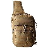 Mil-Tec One Strap Assault Pack Sm, Zaino Monospalla, Stile Militare, 10 litri, Coyote, Small (30 x 22 x 13 cm)