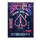 Bicycle Cyberpunk Cyber City Mazzo di carte da collezione, Magia e cardistryEdizione speciale.