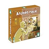 Janod - Archeo Race - Gioco da Tavolo per Bambini - Gioco di Strategia Solitario - Tema Antico Egitto - Certificato FSC - Da 8 Anni, J02628