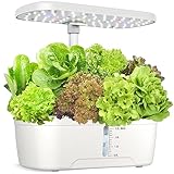 GOLUMUP Serra Idroponica 6 baccelli Smart Garden con Luce di Crescita a LED, Kit di Germinazione delle Piante con Timer Automatico, Sistema di Giardino Interno Intelligente, Regali di Giardinaggio