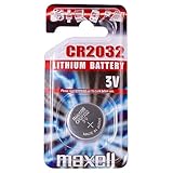 Maxell CR2032 Batteria al Litio, 3V, Argento, 1 pezzo