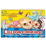 L Allegro Chirurgo, Gioco da Tavolo Elettronico del Dottore, Set Medico con Carte, Parti Anatomiche e Malattie Divertenti, Giochi per Bambini e Bambine da 6 Anni, 1 o più Giocatori