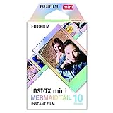 Fujifilm instax mini Film Pellicola Istantanea per Fotocamere Mermaid Tail, Formato 46x62 mm, Confezione da 10 Foto