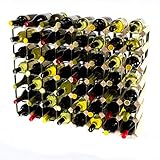 Cranville wine racks Classic pineta 56 Bottiglia di Vino e Metallo zincato cremagliera già assemblate