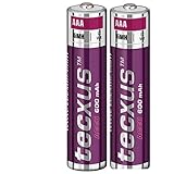 2 X AAA NiMH 600 mAh batterie ricaricabili per telefoni cordless Siemens Gigaset A415 C430 S810 E500 E500 A A580 A585 A400 A415 Duo/Trio