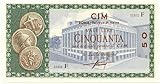 Cartamoneta.com 50 Lire CONSORZIO Italiano MANUFATTI CIM Roma Palazzo di Vetro 1958 FDS-/FDS 12757/IV