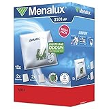 Menalux 3101 MP Sacchetti per la Polvere Megapack, Nylon, Bianco