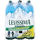 Levissima Acqua Minerale Naturale Oligominerale, 6 x 1.5L