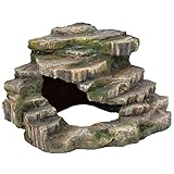Trixie - Roccia angolare con Grotta e Piattaforma, 26 x 20 x 26 cm