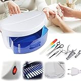 Scatola Professionale Dello Sterilizzatore Arte Chiodo, Strumento Alta Temperatura Dello Sterilizzatore Arte Chiodo Gabinetto Disinfezione Dell Ozono Uv Macchina Disinfezione Dello Strumento Manicure