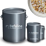 Befaline © BEFA-78 - Set di tappeti in pietra, fino a 2,5 m², 25 kg, ghiaia di marmo, gialla Siena + 1,5 kg, rivestimento per pavimenti in resina epossidica per pietra naturale, cemento, ecc