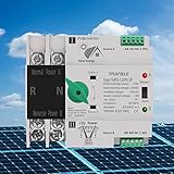 Interruttore di trasferimento automatico a doppia alimentazione Alimentazione ininterrotta 2P 63A 100A 125A Commutatore automatico fotovoltaico Interruttore a levetta ATS PV Solar Inverter UPS (125A)