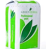 GREENTERRA TORBA BIONDA DI SFAGNO 0/40 SACCO LT.250 CIRCA 30KG pH 3.5-4.5 IDEALE PER LA COLTIVAZIONE E LA SEMINA