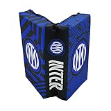 Inter Cuscino a Libro da Stadio Nuovo, Diverse Colorazioni, Unisex-Adulto, Logo Nero/Blu/Bianco, Taglia Unica