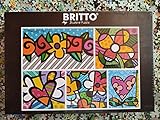 Puzzle – Romero Britto, Hearts and Flowers – 1500 pezzi, Bluebird (90020)