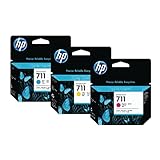 HP Confezione da 3 cartucce da 29 ml di inchiostro ciano/magenta/giallo 711