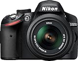 Nikon D3200 Kit nero + AF-S DX 18-55 VR II + 55-200 VR [Versione EU]