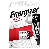 Energizer Batterie Alcaline A23, 12V, Confezione da 2
