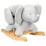 Nattou Dondolo per bambini Elefante Tembo, 10-36 mesi, 64 x 34 x 46 cm, Grigio, 929141