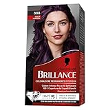 Schwarzkopf, Brillance Colorazione Permanente Intensiva, Tinta per Capelli, Crema Colorante con Balsamo Nutriente Diamond Shine, Tonalità 888 Viola Londra