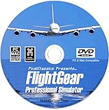 FlightGear Flight Simulator 2023 X Simulatore di Volo Aereo e Hlicottero, Inclusi 600+ Aerei, Edizione Standard su DVD CD Disco Compatibile con Microsoft Windows 11, 10, 8.1, 8, 7, Vista, PC e Mac OS