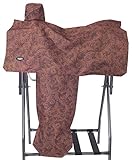 Tough 1 Tough1 Western Total Saddle Cover in Prints, Stampe COPRISELLA Unisex-Adulto, Pelle Marrone