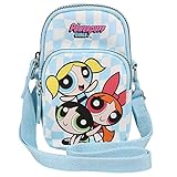 Powerpuff Girls Borsa blu-bianco, borsetta a tracolla