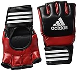 adidas Ultimate Fight Glove UFC Type Guantoni da Boxe, Unisex, ADICSG041, Schwarz/Rot, XL