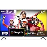 CHiQ L32H8CG TV 32 pollici, Smart TV, FHD, senza cornice in metallo, HDR10 e HLG, triplo sintonizzatore