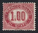 1875 Regno Francobollo di Stato 1 Lira Sas.5 usato