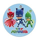 CIALDA PER TORTA OSTIA PJ MASKS - SUPER PIGIAMINI (CELESTE)