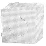 Smowo® 8 Base quadrate per perline da stirare trasparenti - 14,5 x 14,5 cm - collegabile con altri pannelli