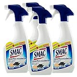 Smac - Sgrassatore Spray per Superfici Moderne e Delicate, Detergente per Casa e Cucina, 500ml x 4 Pezzi