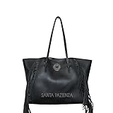 Le Pandorine Borsa MANILA FRINGES BLACK