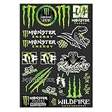 DINGFENG Moto Adesivi, Adesivi Per Kit, Moto Adesivi Sponsor, Motocross Sticker Adesivi, per Decalcomanie per Moto, Sticker Motocross Grafiche, per Moto da Cross, Caschi e Skateboard