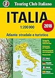 Atlante stradale Italia 1:200.000 [Lingua inglese]