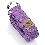 BODYMATE La Cintura da Yoga, Cinghie Corda da Yoga, Cotone Naturale, per allungamento Stretching Yoga Fitness Pilates