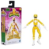 Power Rangers Mighty Morphin Yellow Ranger 15,5 cm, action figure Hasbro Superhero action figure e giocattoli per ragazzi e ragazze over 4, accessori inclusi