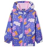 Peppa Pig Impermeabile Bambina - Giacca Antipioggia per Bambine 2-6 Anni Giacca Bimba con Rivestimento in Pile Abbigliamento Bambina Ufficiale (Multicolore, 3-4 anni)