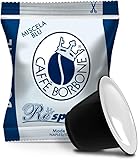 CAFFÈ BORBONE Respresso Miscela Blu - Confezione da 50 Capsule - Compatibili con le Macchine ad uso domestico Nespresso