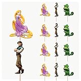 AK Giftshop Tangled Rapunzel festa di compleanno cibo cupcake Picks decorazioni topper (confezione da 14)