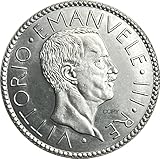 QYZXTH Italia 1934 20 Lire Vittorio Emanuele III Testa Re Italia Argento Cupronichel Copia Moneta Collezione Antica Commemorativa-Argento