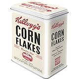 Nostalgic-Art Contenitori di Latta retrò L Kellogg s – Corn Flakes Package – Idea Regalo per la Cucina, Metallo, Design Vintage, 3 l